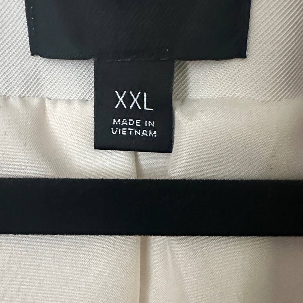 Simply Vera Vera Wang Cream Open-Front Blazer - Picture 4 of 6